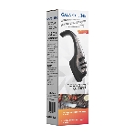 Механическая точилка для ножей и ножниц Galaxy LINE GL 9012, черный с серебристым, высокоэффективные точильные элементы, для металлических, кухонных, керамических, спортивных, складных ножей, 2 этапа обработки лезвий ножей (заточка и доводка),прорезиненное основание, препятствующее скольжению, фото 1