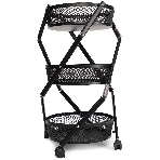 Этажерка Domfy DHC-FC30862 34.2x34.2x83.6 см, d=34.2 см черный, фото 1