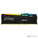 Оперативная память Kingston Fury Beast, DDR5, 32GB (2x16GB), 5200MHz, CL40, DIMM, с радиаторами, RGB, черный, фото7