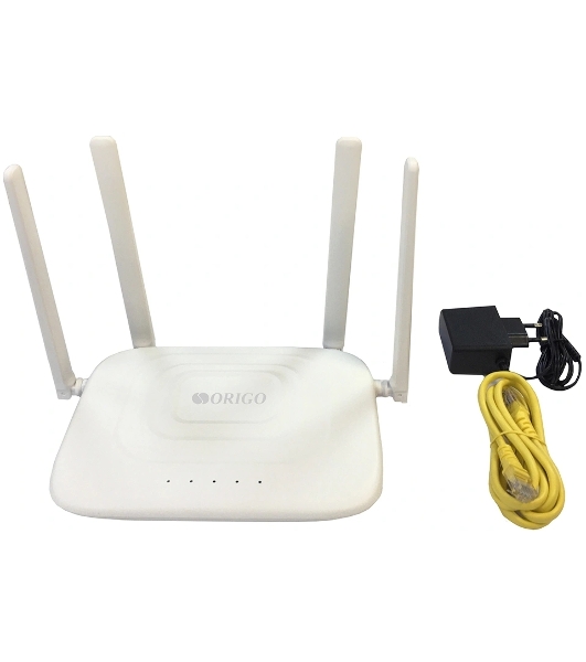 Беспроводной двухдиапазонный маршрутизатор AC1200, 1x1000Base-T WAN, 3x1000Base-T LAN, 4 внешние антенны 5 dBi