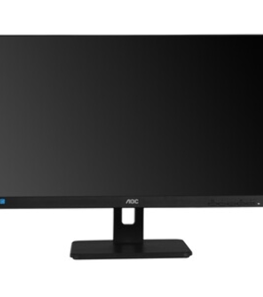 Монитор 24' AOC 24E3QAF, IPS 1920x1080, 75 Гц, 4 мс, 16:9, 300 кд/м², 1xHDMI, 1xDP, 1xVGA, 2xUSB-A 3.2, 2x3 Вт, черный