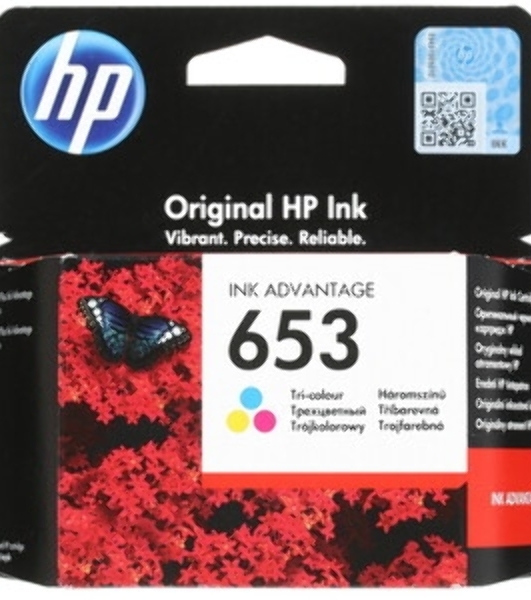 Картридж HP 653 струйный трехцветный (200 стр)