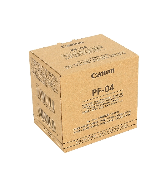 Печатающая головка Canon PF-04 (3630B001) черный для Canon iPF650, iPF655, iPF670, iPF680, iPF685, iPF750, iPF755, iPF760, iPF765, iPF770, iPF780, iPF785, iPF830, iPF840, iPF850.