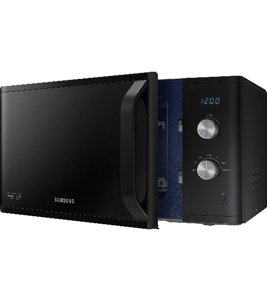 Микроволновая печь Samsung MS23K3614AK черный, 23 л, 800 Вт, переключатели - поворотный механизм