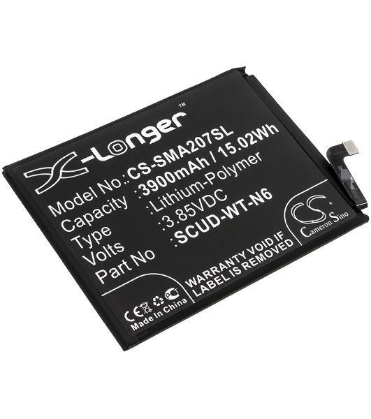 Аккумулятор CameronSino CS-SMA107SL SCUD-WT-N6 для Samsung Galaxy A10s, Galaxy A20s 3.85V, 3900mAh, 15.02Wh