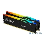 Оперативная память Kingston Fury Beast, DDR5, 32GB (2x16GB), 5200MHz, CL40, DIMM, с радиаторами, RGB, черный, фото6