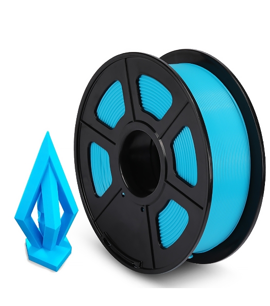 Филамент NVPrint PLA+ Cyan для 3D печати диаметр 1.75мм длина 330 метров масса 1 кг