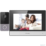 Комплект домофона Hikvision DS-KIS603-P(C) серебристый, фото2