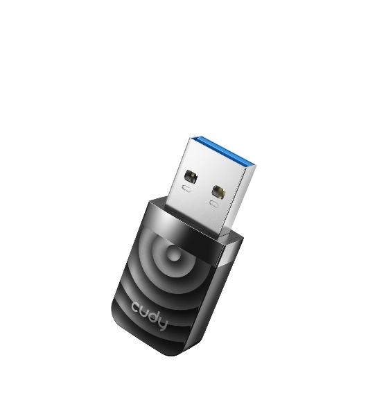 Сетевой адаптер Wi-Fi Cudy WU1300S AC1300 USB 3.0 (ант.внутр.) 1ант.