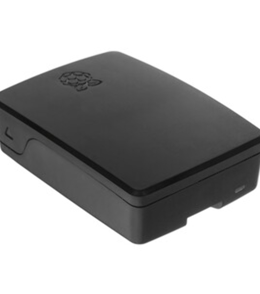 Корпус Qumo ABS Plastic, Raspberry Pi 4, белый/желтый