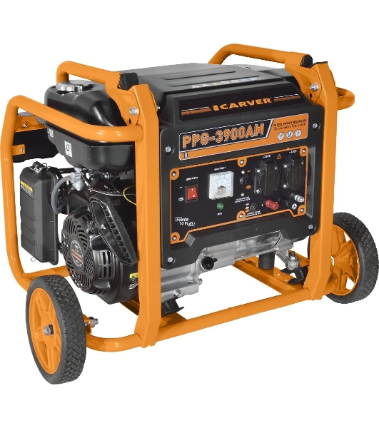 Электрогенератор бензиновый Carver PPG-3900АM, 3 кВт, 95 дБ, 51 кг