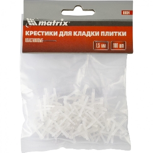 Крестики Matrix, 1,5 мм, для кладки плитки, 100 шт.