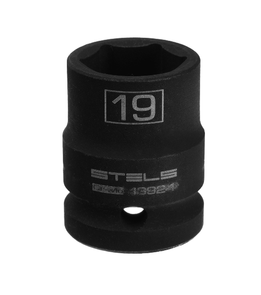 Головка ударная шестигранная Stels 19 мм, 1/2', CrMo