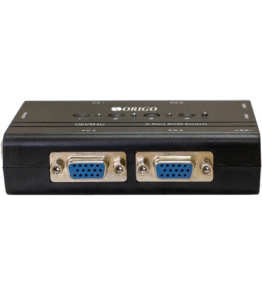 KVM-переключатель ORIGO OKVM4U/A1A, 4-портовый, с портами VGA и USB