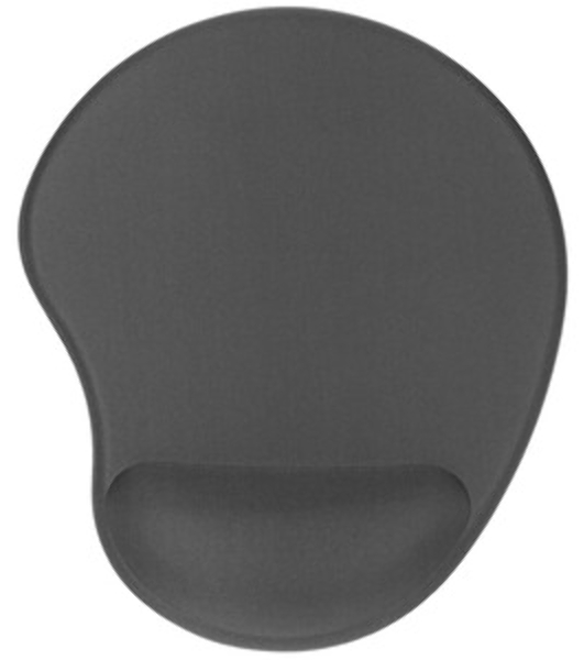 Коврик для мыши гелевый Buro BU-GEL/grey, серый, 230х205х25
