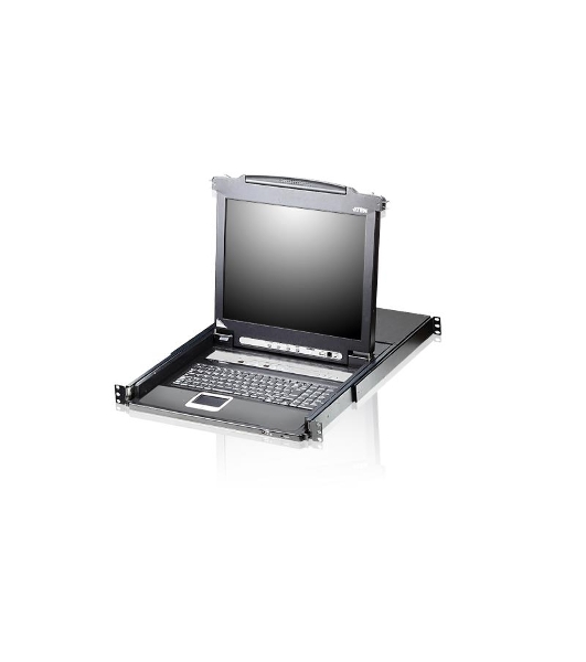 KVM переключатель Aten KVM W/LCD 8PORT CL5708M-ATA-RG