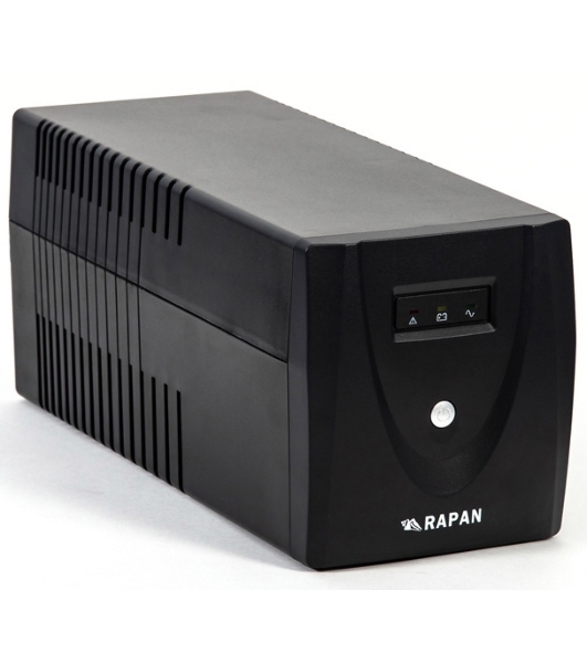 Источник бесперебойного питания RAPAN-UPS 1000 220В 1000ВА/600Вт меандр с АКБ 2х7А·ч интерактивный RAPAN-UPS 1000 power supply 220V 1000VA/600W meander with battery 2x7Ah interactive
