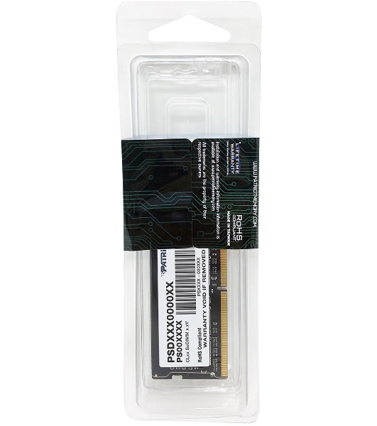 Оперативная память Patriot Signature, DDR4, 8GB (1x8 GB), 3200 MHz, CL22, SO-DIMM