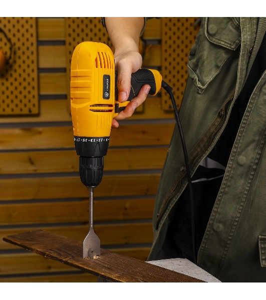 Дрель-шуруповерт Deko DKSD500W, 500 Вт, 28 Нм, щеточный