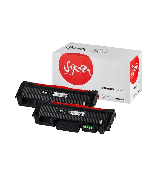 Картридж лазерный Sakura 106R04349 для Xerox, черный, 6000 к.
