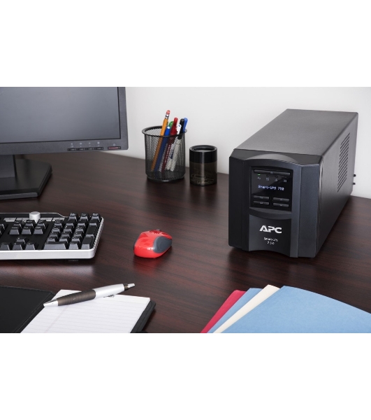 Источник бесперебойного питания APC Smart-UPS SMT750IC/750 ВА/500 Вт/6xIEC 320 C13 (компьютерный)