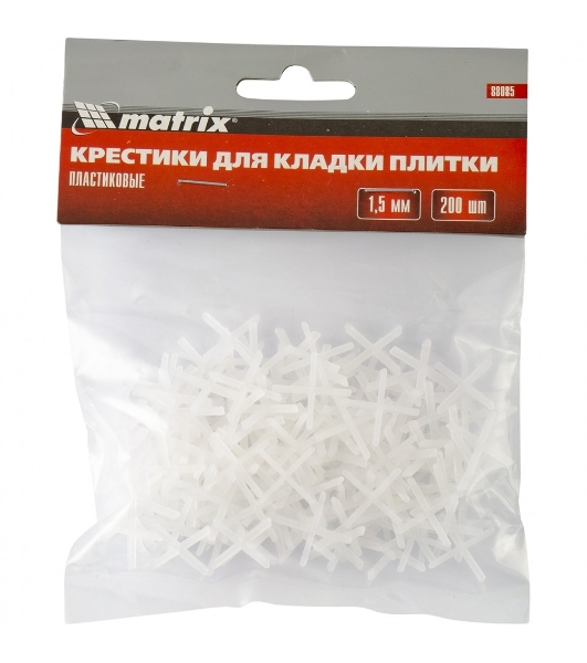 Крестики Matrix, 1,5 мм, для кладки плитки, 200 шт.