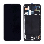 Дисплей для Samsung Galaxy A70 SM-A705F в сборе с тачскрином и рамкой (TFT) черный, фото2