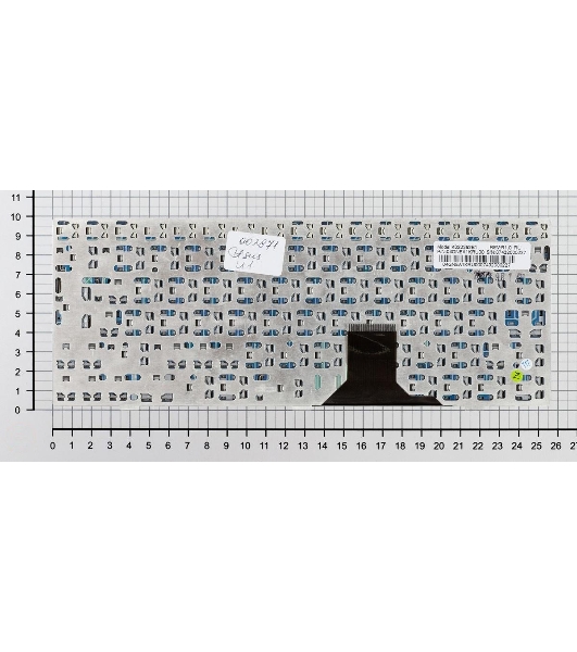 Клавиатура для ноутбука Asus U1 U1F U1E серебристая