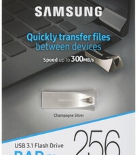 Флешка USB 256Gb USB USB 3.1 Samsung BAR Plus (up to 300Mb/s) (MUF-256BE3/APC)