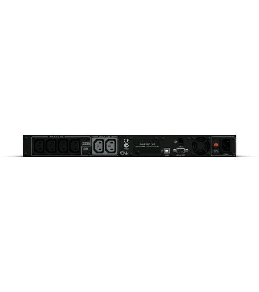 Источник бесперебойного питания CyberPower PR1000ELCDRT1U/1000 ВА/800 Вт/USB/RS-232/EPO/SNMPslot/6 x IEC 320 C13 (компьютерная)