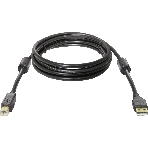 Кабель Defender USB04-10 PROКабель USB 2.0 для соед. 3.0м AM/BM, зол.конт, 2фер.фил., фото5