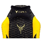 Кресло Knight Neon черный/желтый, экокожа, 120 кг, механизм качания, фото24