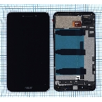 Дисплей для Asus ZenFone Go ZB690KG черный с рамкой, фото 1
