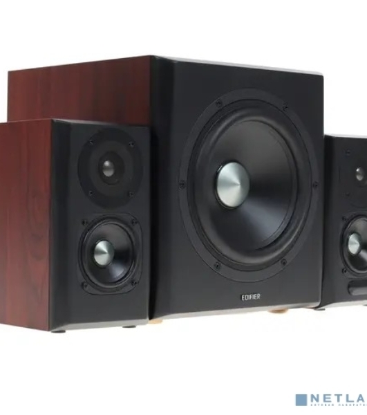 Акустическая система Edifier S350DB Brown 2.1,150W RMS, дерево, Bluetooth aptX