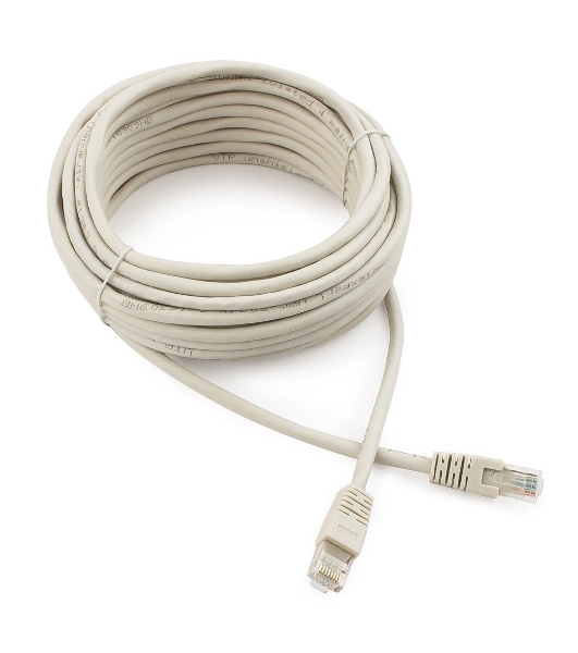 Патч-корд UTP Cablexpert PP6U-10M cat.6, 10м, литой, многожильный, серый