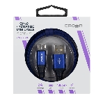 Кабель Crown USB - USB Type-C CMCU-3103C blue, фото3