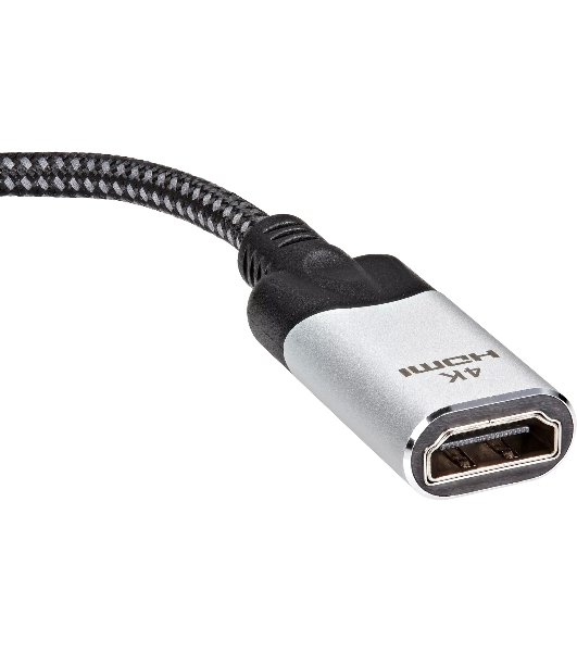 Кабель VCOM DisplayPort TO HDMI 4K 0.15 M CG621M-0.15