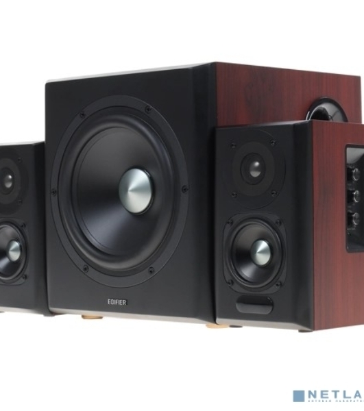 Акустическая система Edifier S350DB Brown 2.1,150W RMS, дерево, Bluetooth aptX