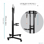 Подставка для телевизора Arm Media PT-STAND-7 черный 32'-80' макс.50кг напольный фиксированный, фото6