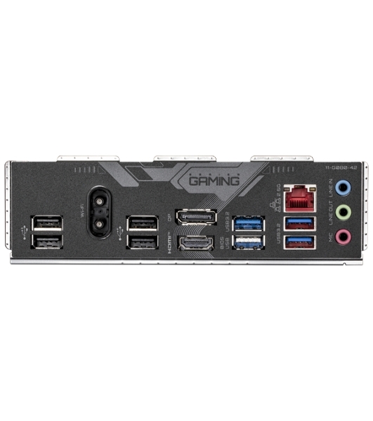 Материнская плата Gigabyte B760M GAMING X WIFI6E GEN5, LGA1700, Intel B760, 4xDDR5, 4xSATA, 2xM.2, 1xPCIe 5.0 x16, 1xPCIe 3.0 x4, 1xHDMI, 1xDP, 1x2.5Gb LAN, Wi-Fi 6E, Bluetooth 5.3, 3xUSB-A 5Gbps, 5xUSB-A 2.0, 3x3.5 мм, 7.1, mATX