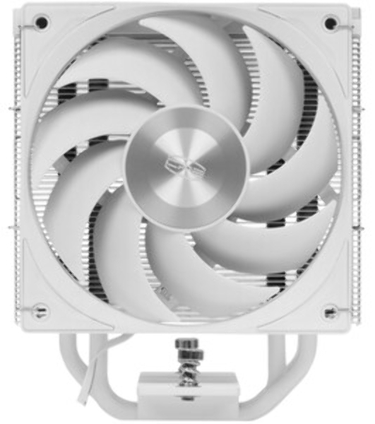 Кулер для процессора PCCooler RZ500 белый 120мм алюминий+медь 2200rpm 32db 4-pin 250W 155мм