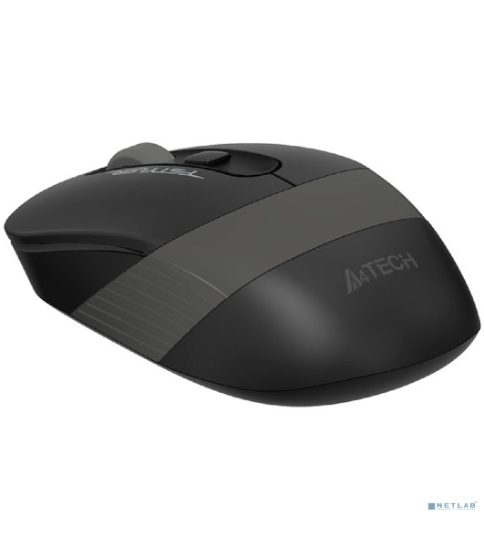 Мышь беспроводная A4Tech Fstyler FG10 черный/серый, 2000 dpi, радиоканал, USB, кнопки - 4