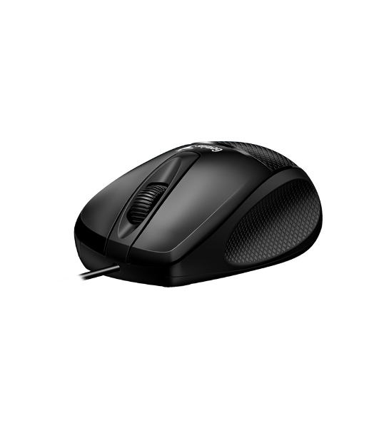 Мышь проводная Genius DX-150X черный, 1000 dpi, USB, кнопки - 3