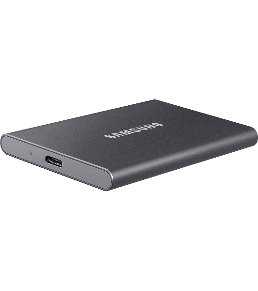 Внешний SSD Samsung T7, 2TB, USB 3.2 Gen 2 Type-C, R/W 1050/1000, титан