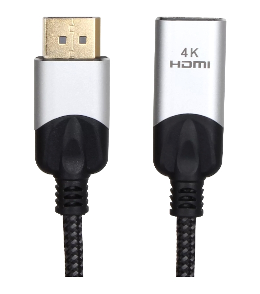 Кабель VCOM DisplayPort TO HDMI 4K 0.15 M CG621M-0.15