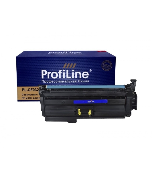 Картридж лазерный ProfiLine PL-CF032A (№646A) для принтеров HP Color LaserJet CM4540 Yellow 12500 копий