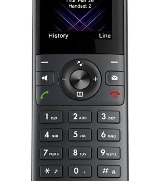 Телефон DECT-трубка Yealink W74H черный