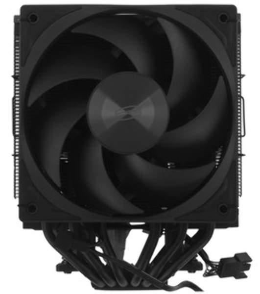 Кулер для процессора PCCooler RZ620Pro TC BK (265W, 4-pin PWM, 160mm, Al/Cu, 6x6mm, 2x120mm, 80CFM, 36.2dBA, 2400RPM, S: 1851/1700/1200/115X, AM5/AM4, black)