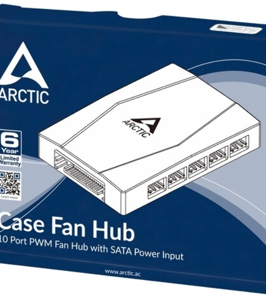 Хаб для 10 вентиляторов корпуса ПК Arctic Case Fan Hub 10 PWM Fan (ACFAN00175A) (702522)
