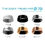 Насадка для корпуса светильника N7030 SWH белый песок D70*H27mm Out10mm MR16, фото11